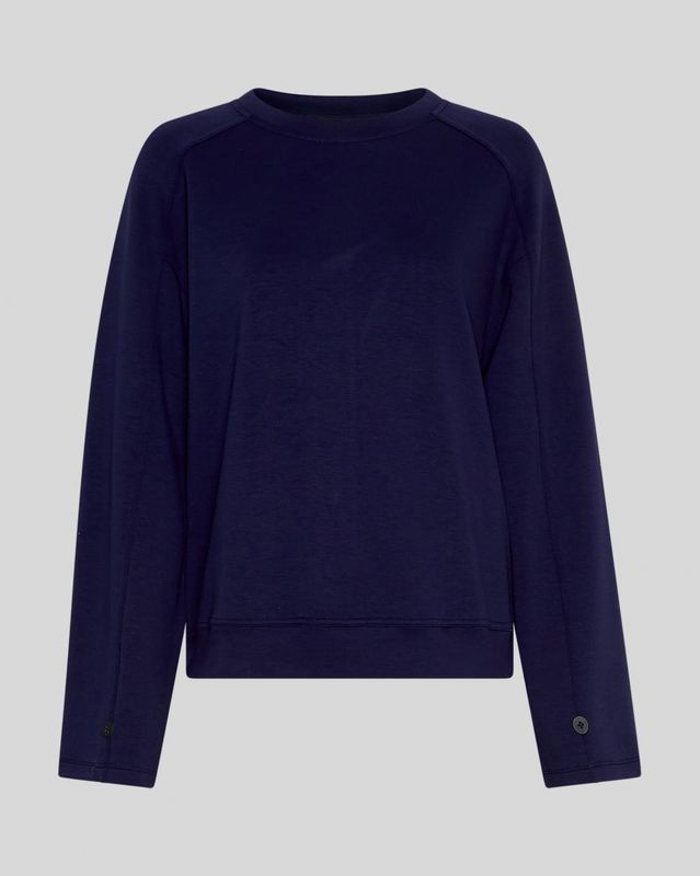 MSCH Copenhagen MSCHElianna Ima Q Sweatshirt OCEAN CAVERN 19521