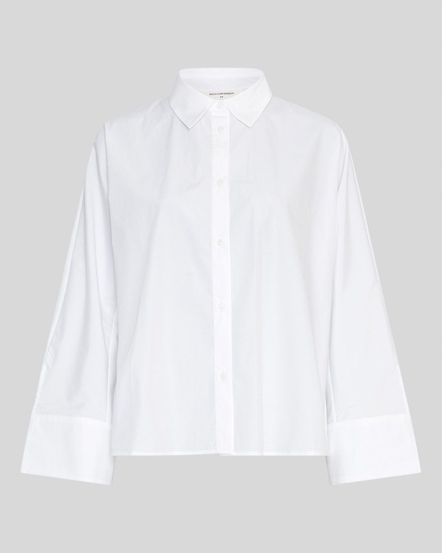 MSCH Copenhagen MSCHNatalia Zenika Boxy Shirt BRIGHT WHITE 19461