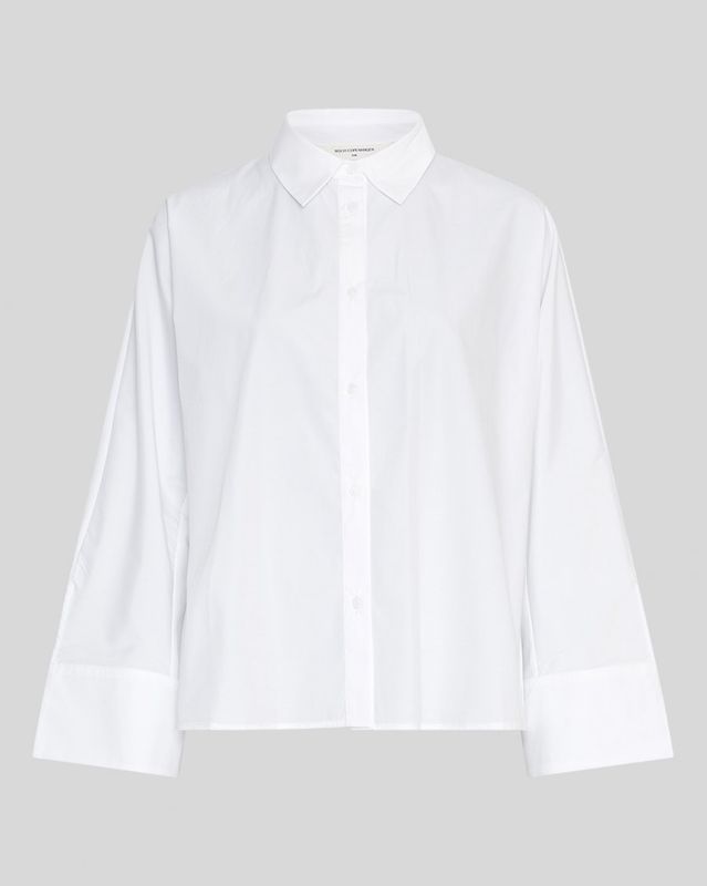 MSCH Copenhagen MSCHNatalia Zenika Boxy Shirt BRIGHT WHITE 19461