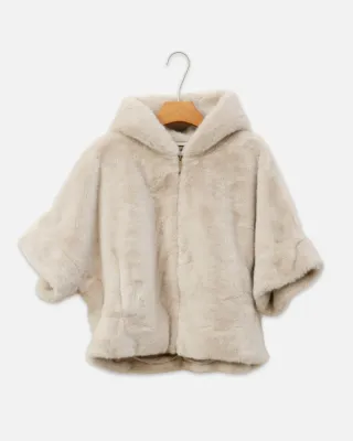 Teatro faux fur bontje Beige Celia