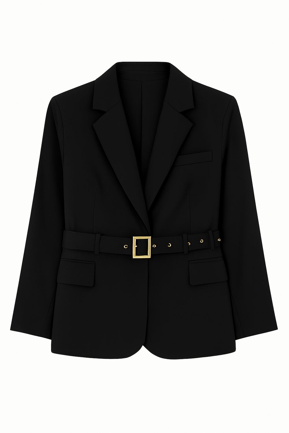 Ambika blazer met riem black Mare-2