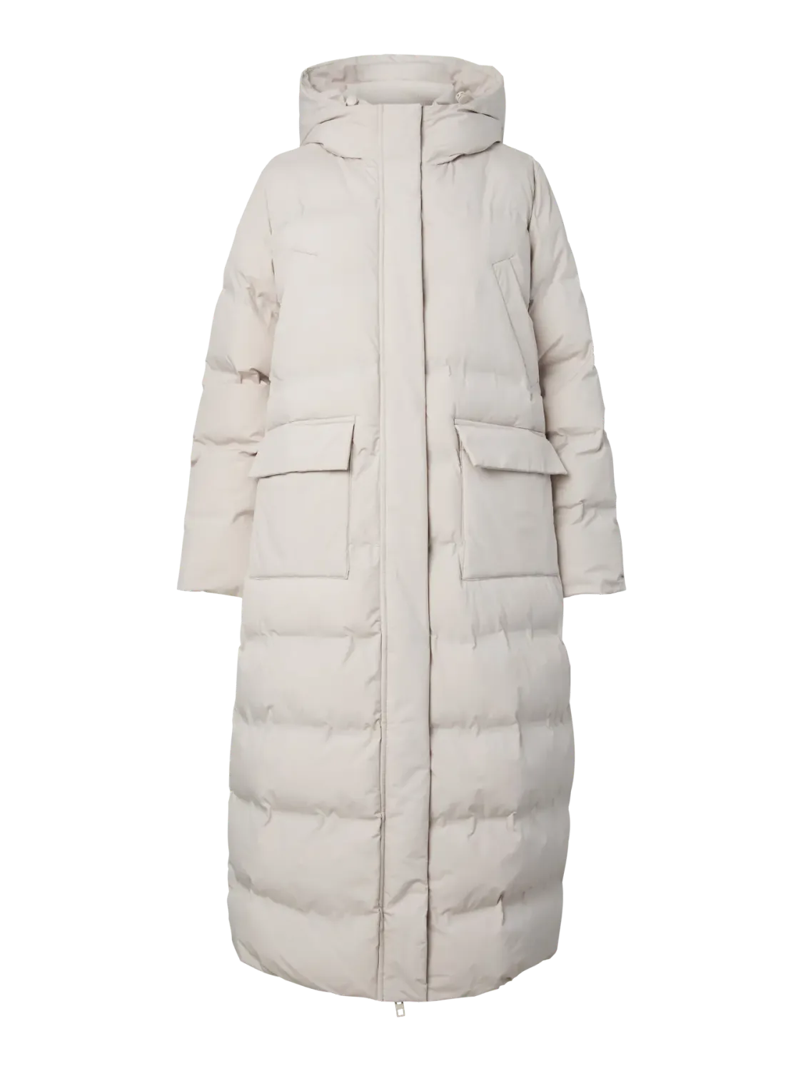 Pieces PCNORMA LONG PUFFER JACKET BC Silver Gray 17158709