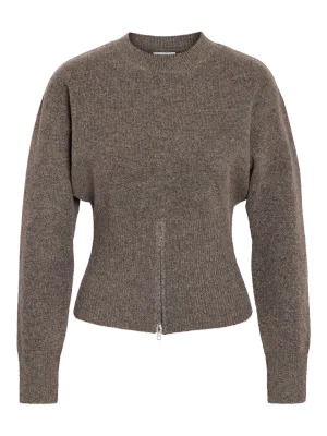 Noisy May NMSLOAN L/S O-NECK ZIP KNIT FWD 299578001 27035697 Noisy May NMSLOAN L/S O-NECK ZIP KNIT FWD 299578001 27035697