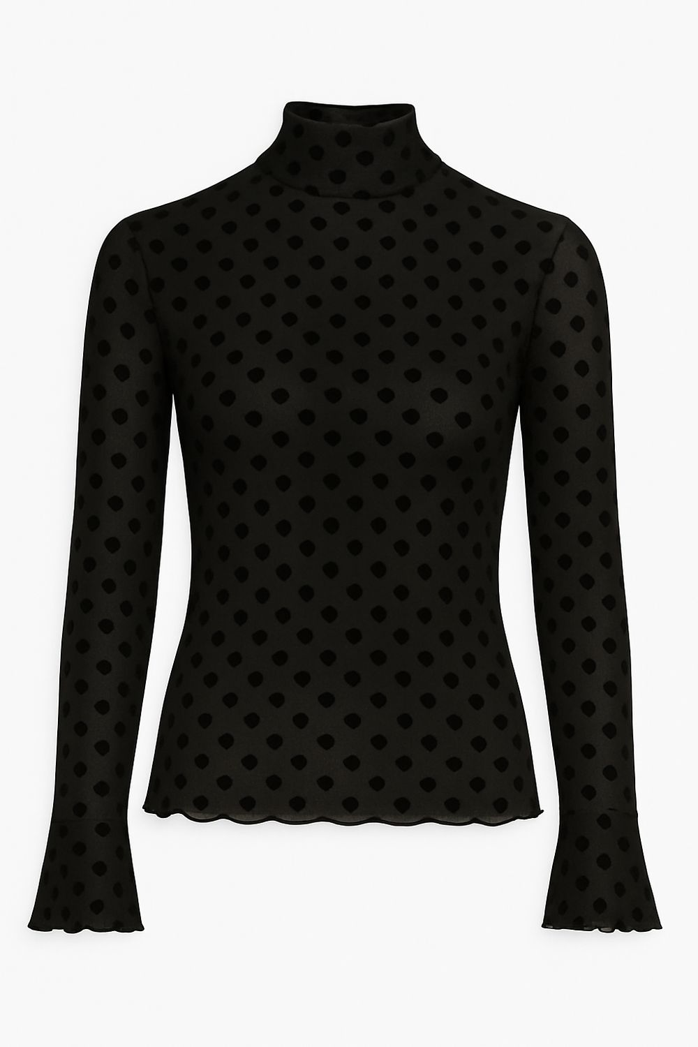 Ambika top polka dot zwart Kaya- Polka dot