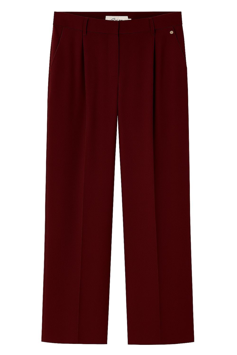 Ambika pantalon Bordeaux gris