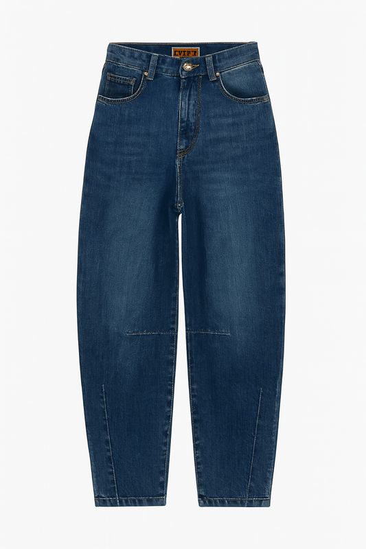 Basements barrel jeans washed blue 9291
