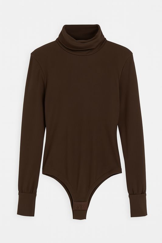 Sophie & Me Body met col donkerbruin HS8273