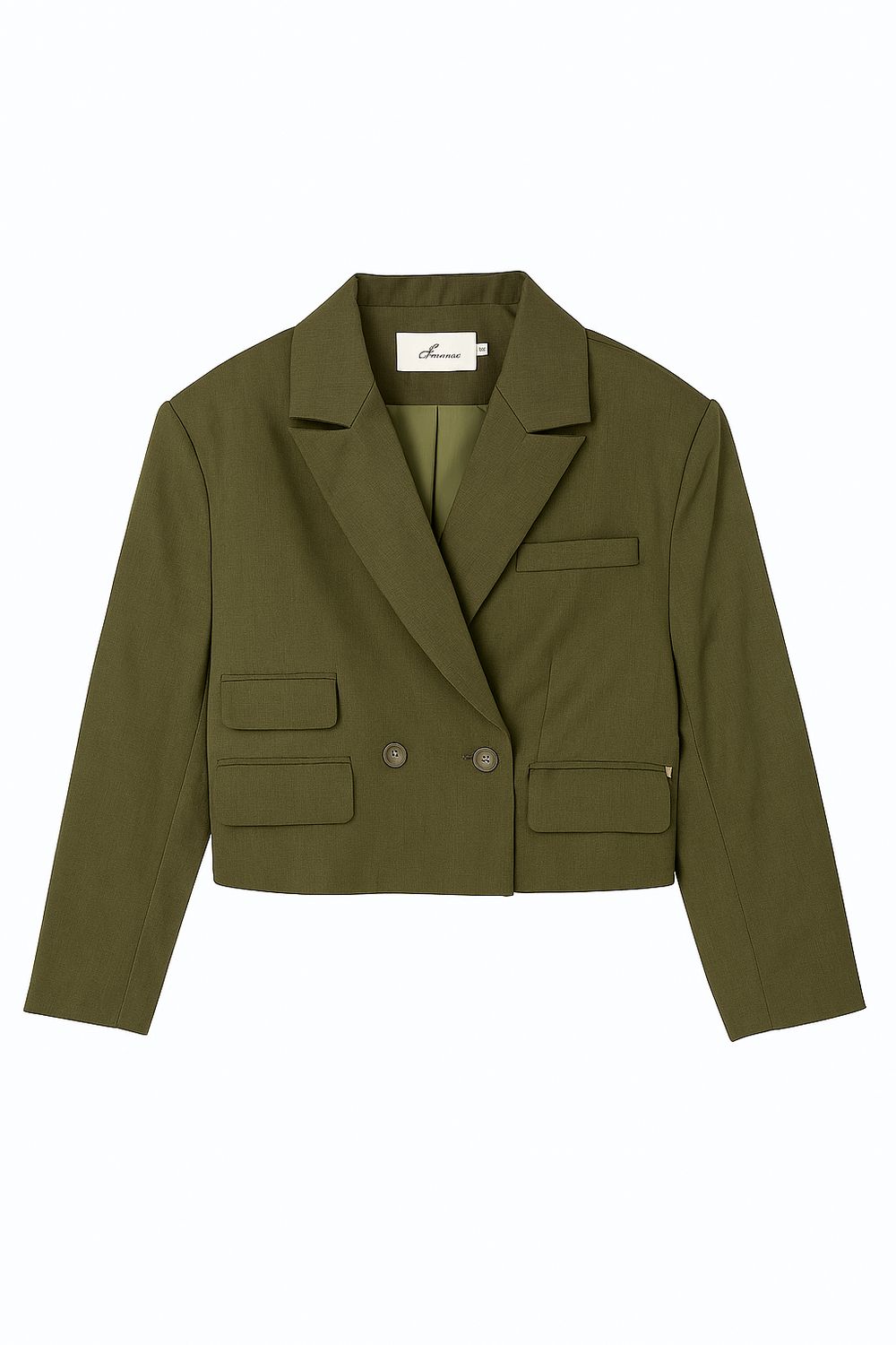 Ambika blazer kort army Donna