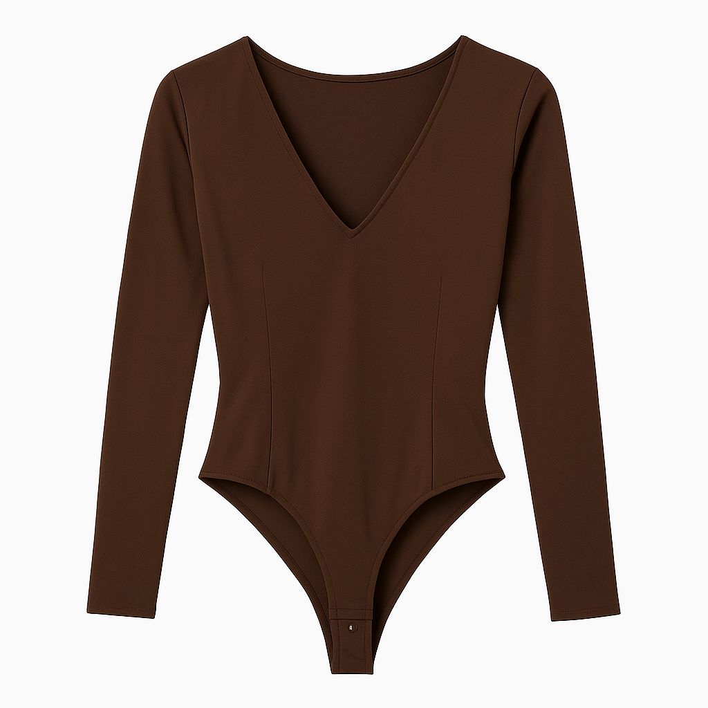 Sophie & Me Body v-hals Bruin HS8935