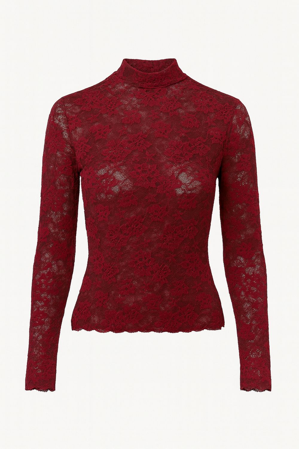 Sophie & Me top kant Bordeaux hs10082