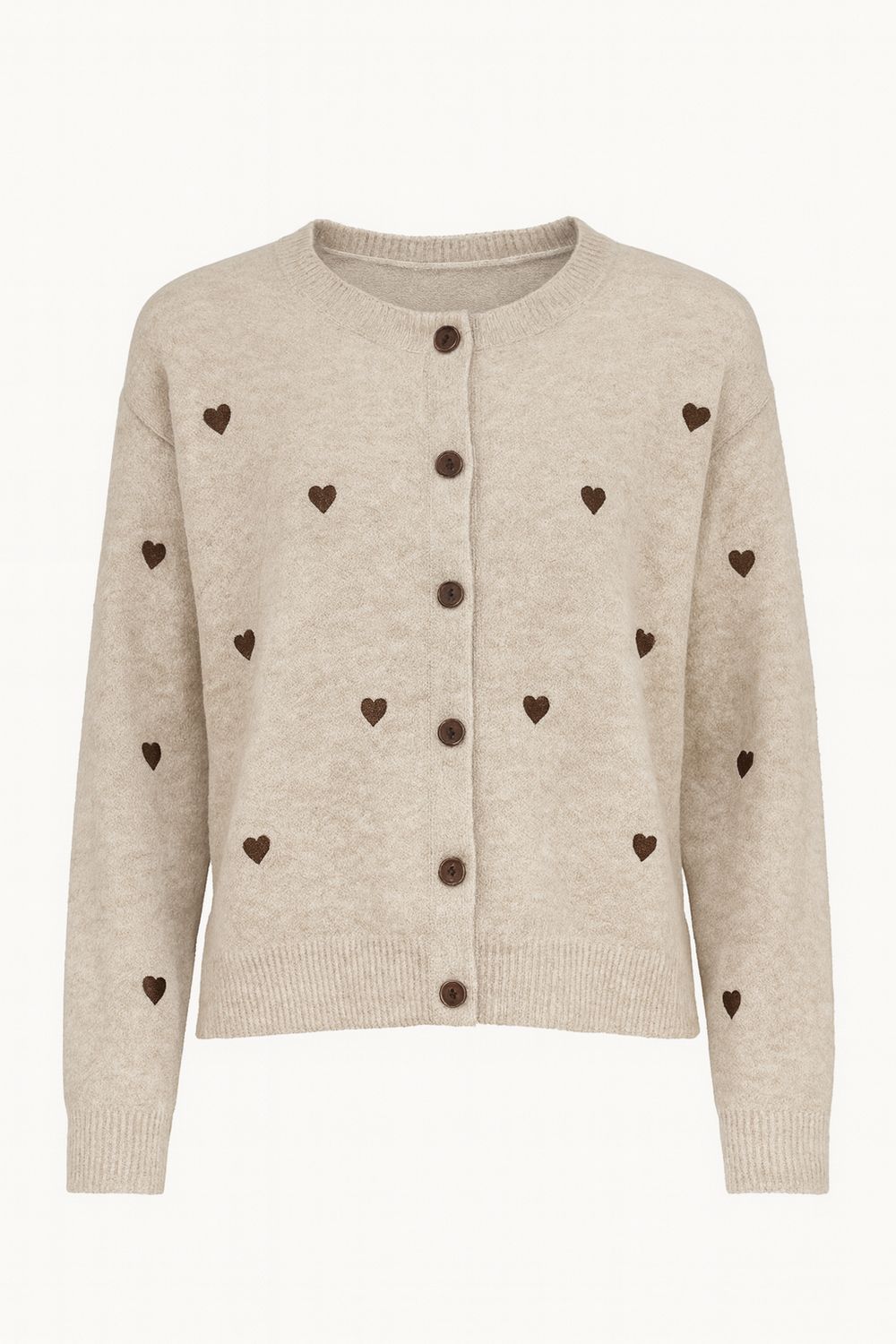 Blush Vest Hartjes Beige SH683V