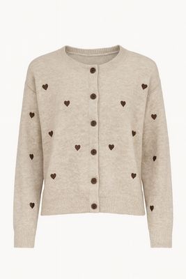 Blush Vest Hartjes Beige SH683V