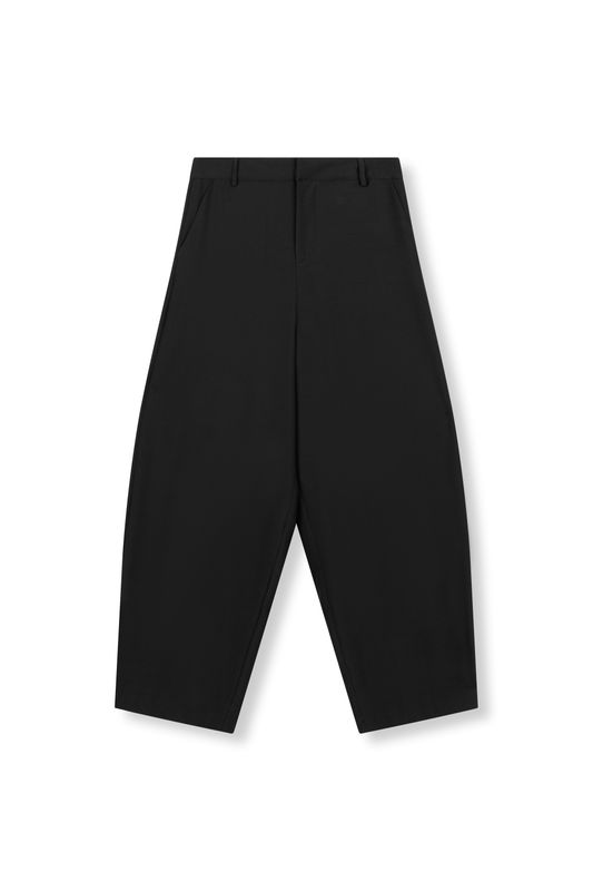 Refined Department MEZZA woven Barrel pants black R2511130839