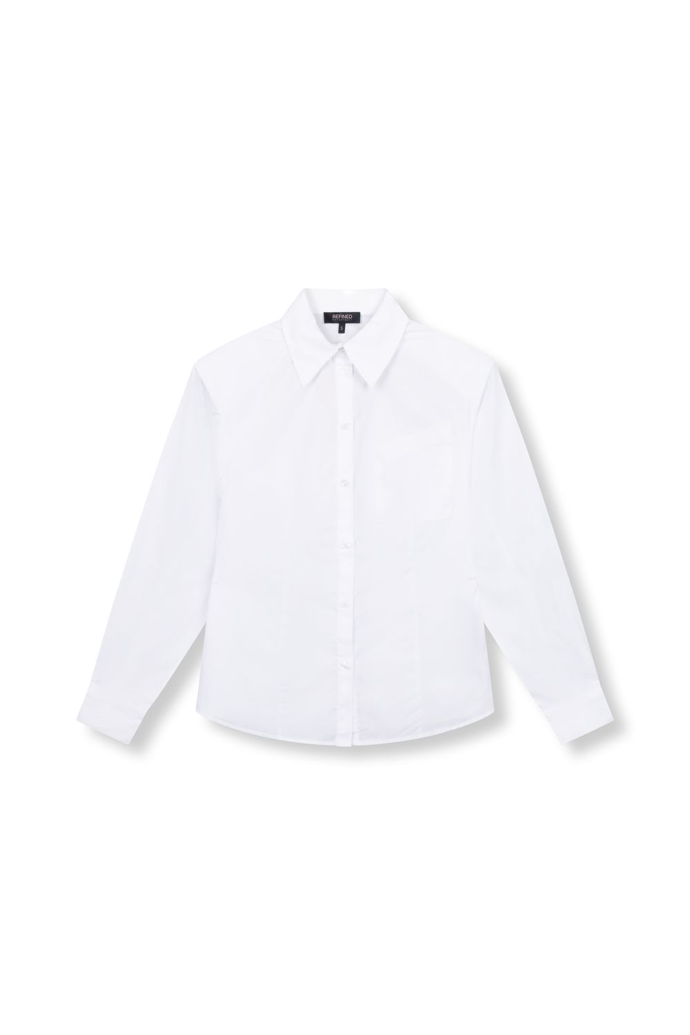 Refined Department LIVA woven hourglass blouse white R2511940838