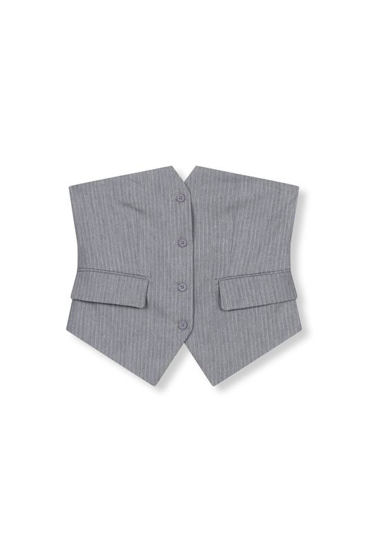 Refined Department Steijn woven suit corset grijs R2511895844