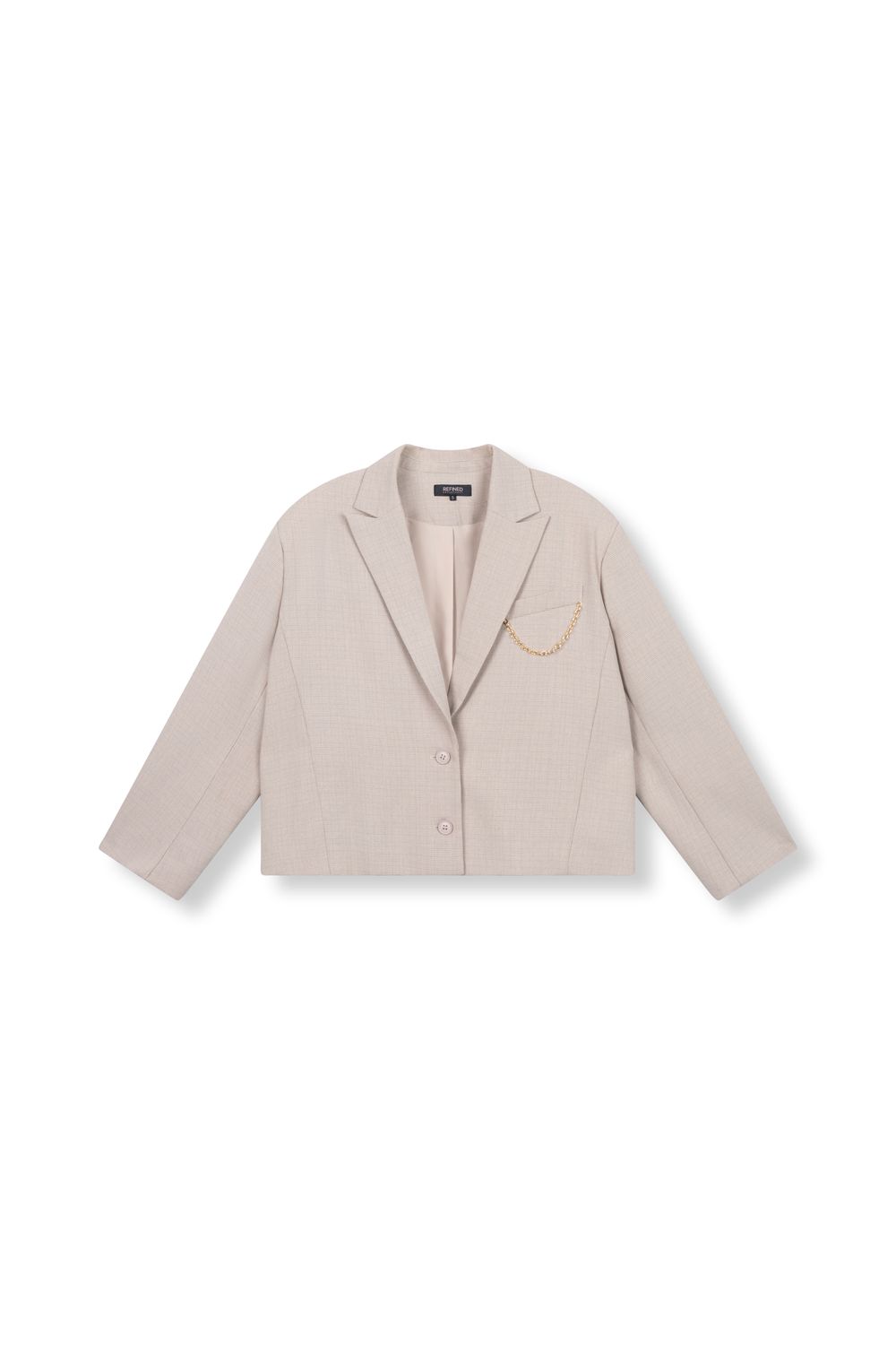 Refined Department Jackie oversized blazer sand R2511457812
