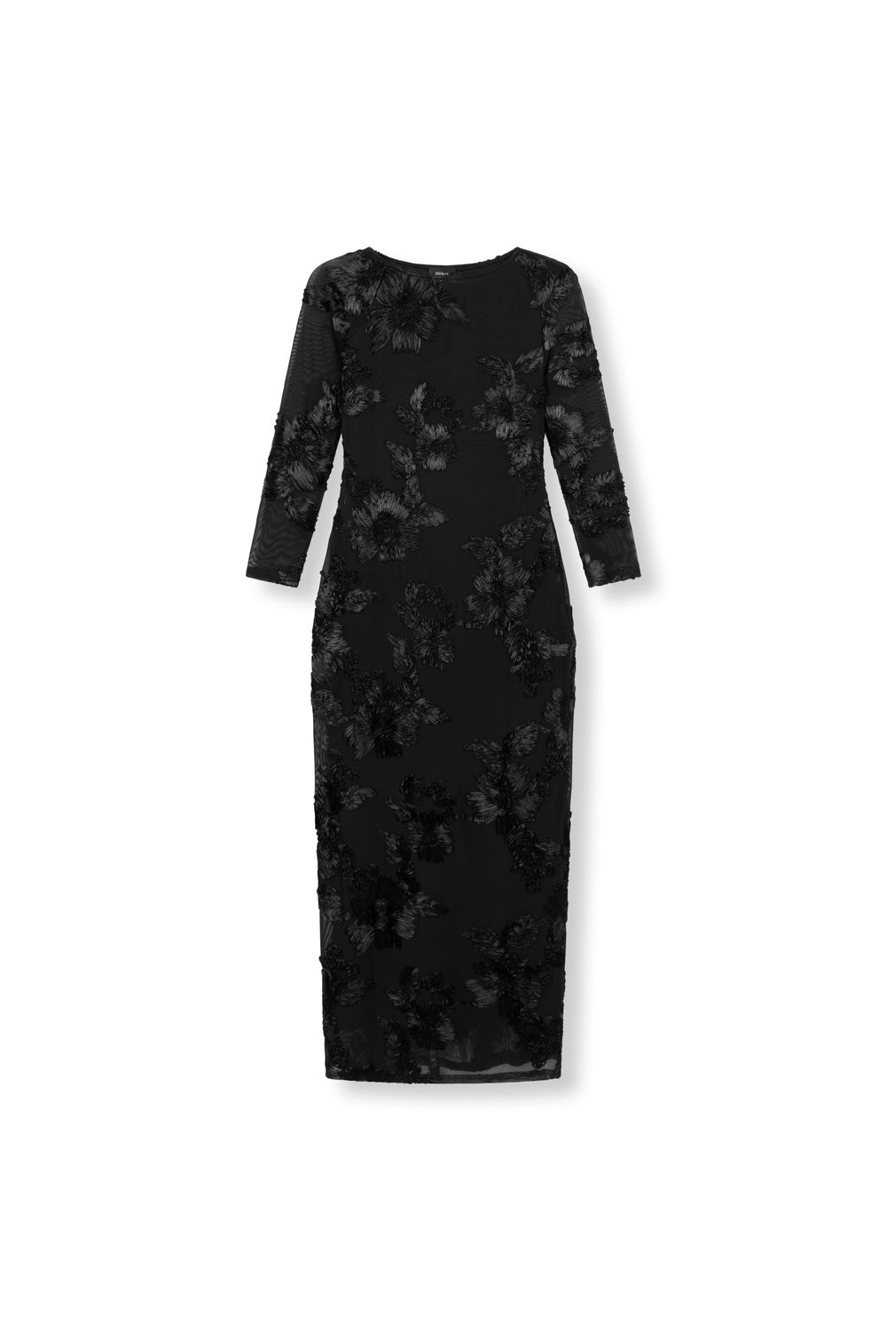 Refined Department LIV knitted flower dress black R2511349830 Refined Department LIV knitted flower dress black R2511349830
