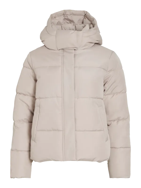 Vila VIMILJA PADDED PUFFER - NOOS Chateau Gray 14111021