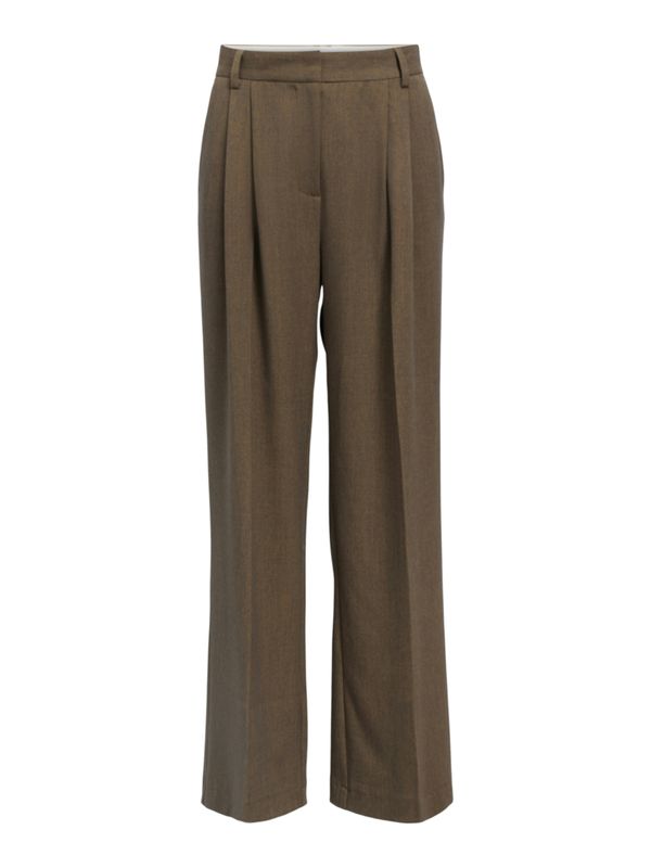 Object OBJKARA HW STRAIGHT PANT 142 Seal Brown/Melange 23048013