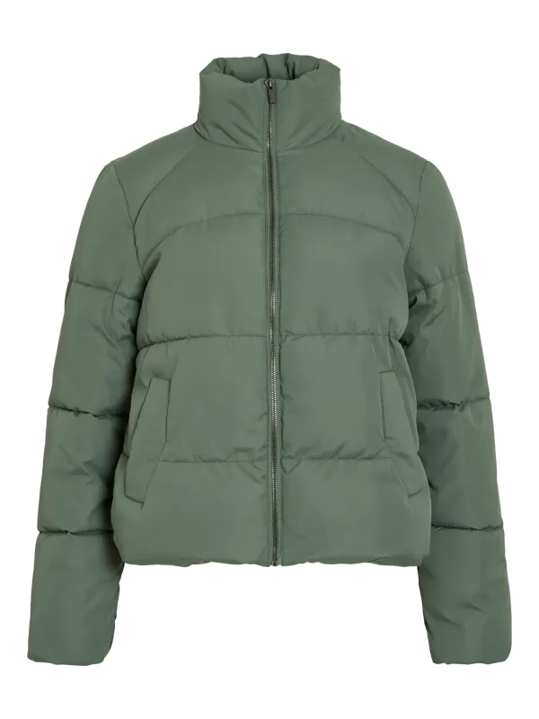 Vila VIKARLA NEW SHORT PUFFER JACKET Laurel Wreath 14111512