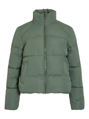 Vila VIKARLA NEW SHORT PUFFER JACKET Laurel Wreath 14111512