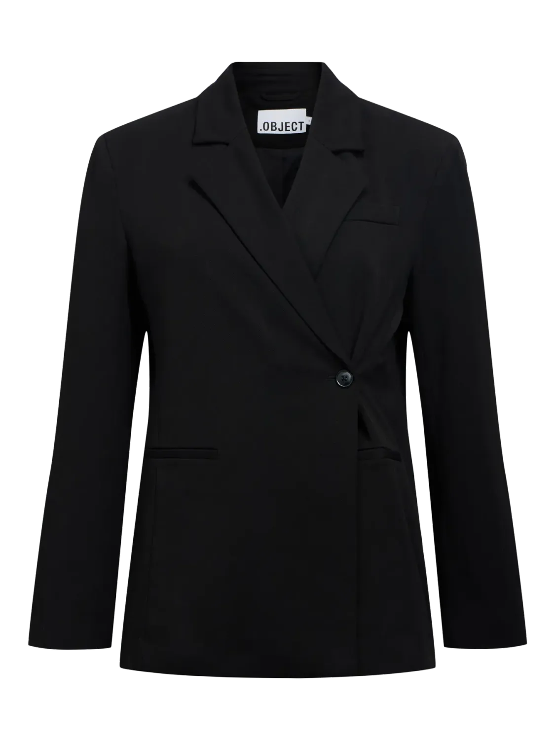 Object OBJLISA L/S WAISTED BLAZER E WI 25 Black 23048624 Object OBJLISA L/S WAISTED BLAZER E WI 25 Black 23048624