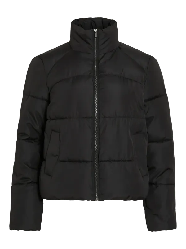 Vila VIKARLA NEW SHORT PUFFER JACKET Black 14111512