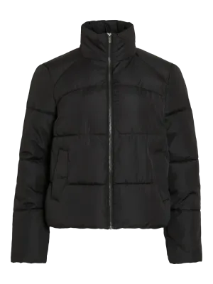Vila VIKARLA NEW SHORT PUFFER JACKET Black 14111512