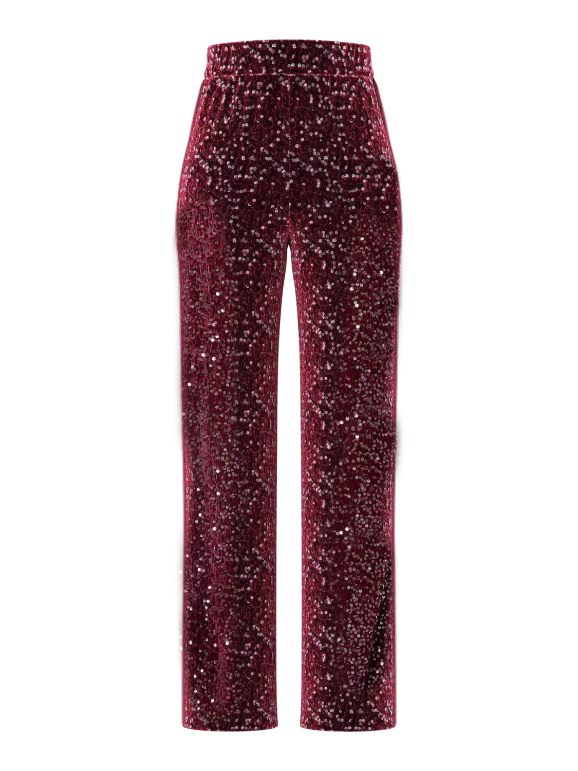 Pieces PCKAMMI HW WIDE PANTS JRS D2D Tawny Port/SPORT STR 17164300