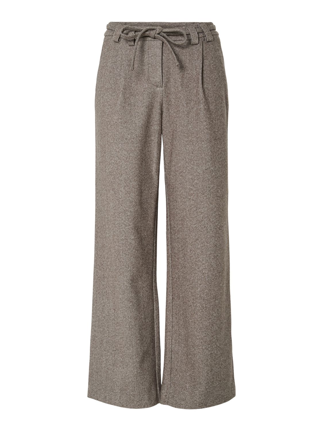 Pieces PCRILEY MW PANTS Hot Fudge/Melange 17161590