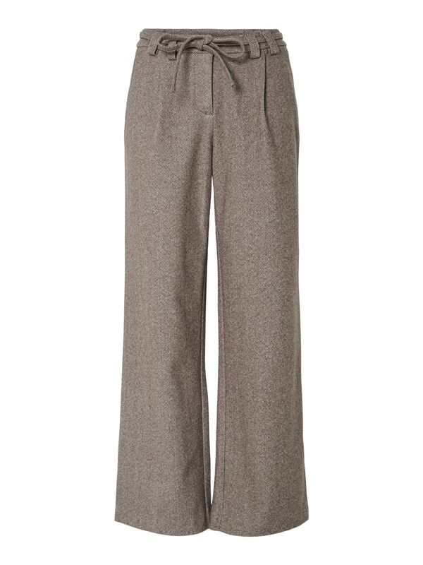 Pieces PCRILEY MW PANTS Hot Fudge/Melange 17161590