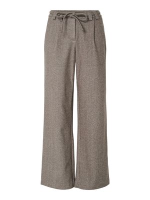 Pieces PCRILEY MW PANTS Hot Fudge/Melange 17161590