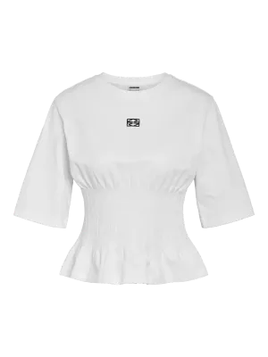 Noisy May NMKIERAN 2/4 FITTED LOGO T-SHIRT FW: 217431001 27037176