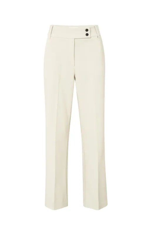 YaYa Trousers with chic waistband CLOUD GREY MELANGE 01-301233-511