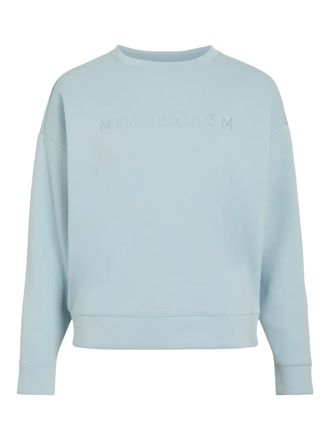 Vila VIREFLECT EMB MINIMALISM L/S SWEAT : Winter Sky 14111417 Vila VIREFLECT EMB MINIMALISM L/S SWEAT : Winter Sky 14111417