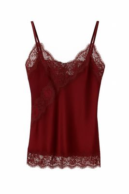 Ambika Top Kant Diagonaal Bordeaux 65505