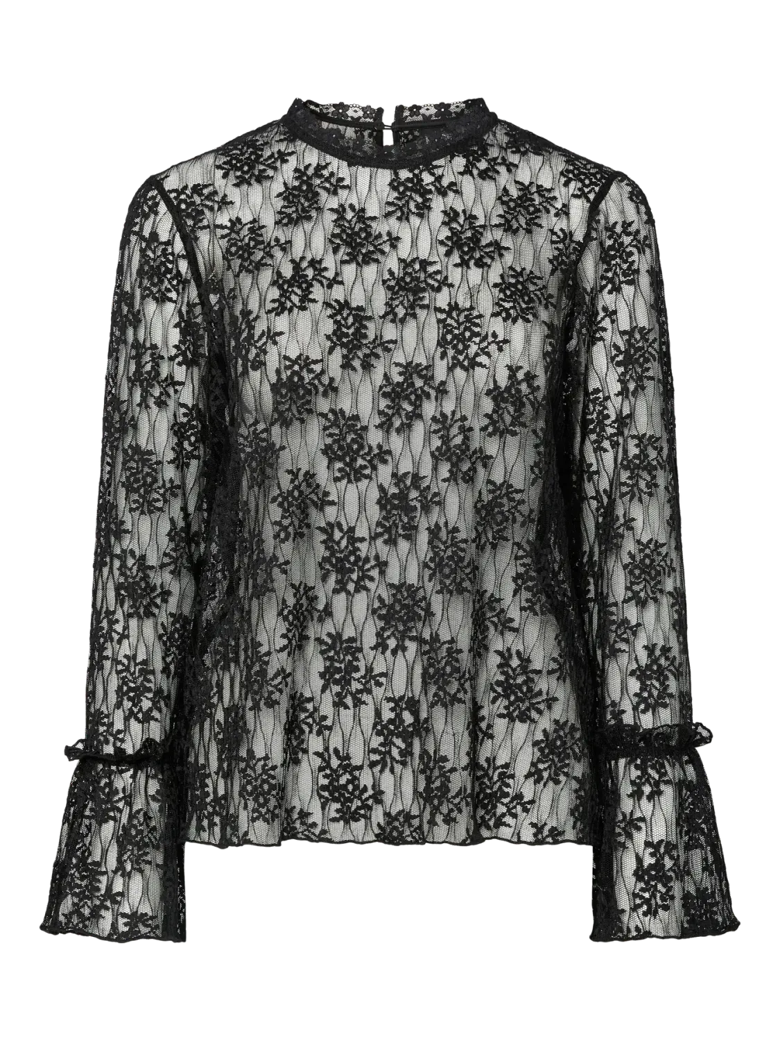 Pieces PCREMMA LS TOP JRS Black 17162410 Pieces PCREMMA LS TOP JRS Black 17162410