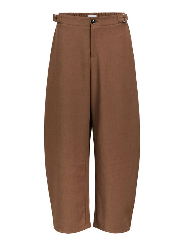 Object OBJINELA MW TAILORED WIDE PANTS E A: Cocoa Brown 23048900