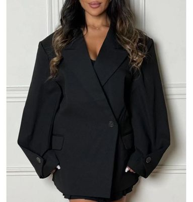 Nameless  Oversized Blazer Black W25233
