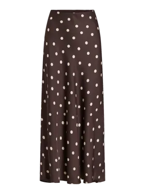 Vila VIELLETTE HW MIDI SKIRT - NOOS Coffee Bean/SANDSHEL 14084182 Vila VIELLETTE HW MIDI SKIRT - NOOS Coffee Bean/SANDSHEL 14084182