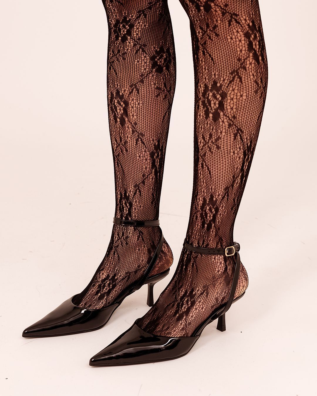 NAMELESS panty kant patroon zwart HN120