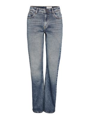 Noisy May NMMONICA HW STRAIGHT JEAN AZ221DB N: Dark Blue Denim 27035871