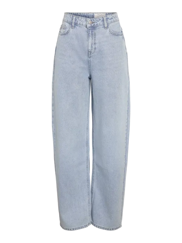 Noisy May NMALEXA MW LOOSE JEANS AZ468LB NOOS Light Blue Deni