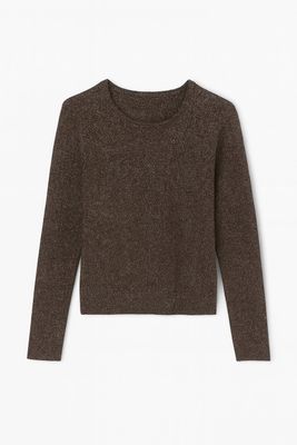 Pieces PCSALIMA LS O-NECK KNIT TOP FC Hot Fudge/DTM lurex 17160196 Pieces PCSALIMA LS O-NECK KNIT TOP FC Hot Fudge/DTM lurex 17160196