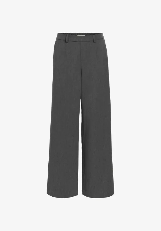 Object OBJLISA WIDE PANT NOOS Medium Grey Melange 23037921