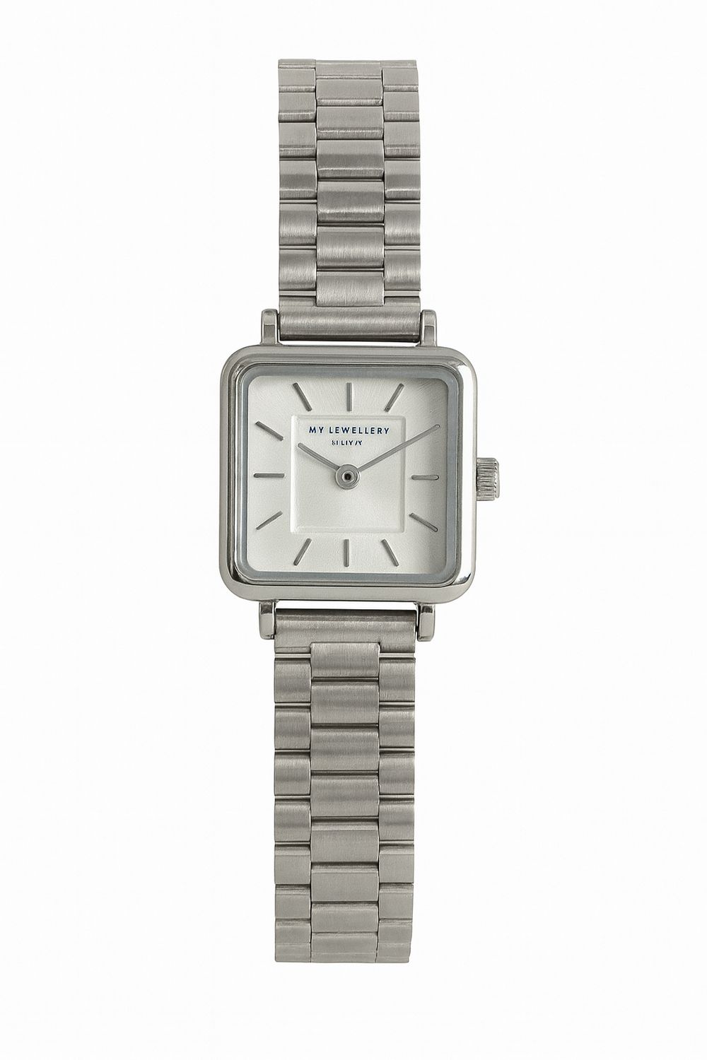 My Jewellery Horloge Vierkante Wijzerplaat Zilver My Jewellery Horloge Vierkante Wijzerplaat Zilver