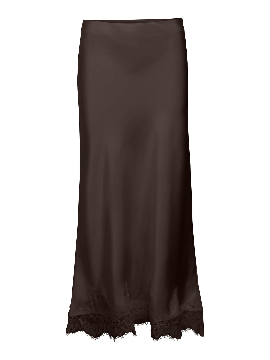 Object OBJNALINE MW LONG LACE SKIRT E VIP : Seal Brown 23049812