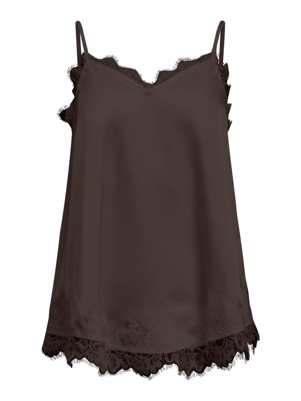 Object OBJNALINE REG SLIP LACE TOP E VIP 2: Seal Brown 23049811