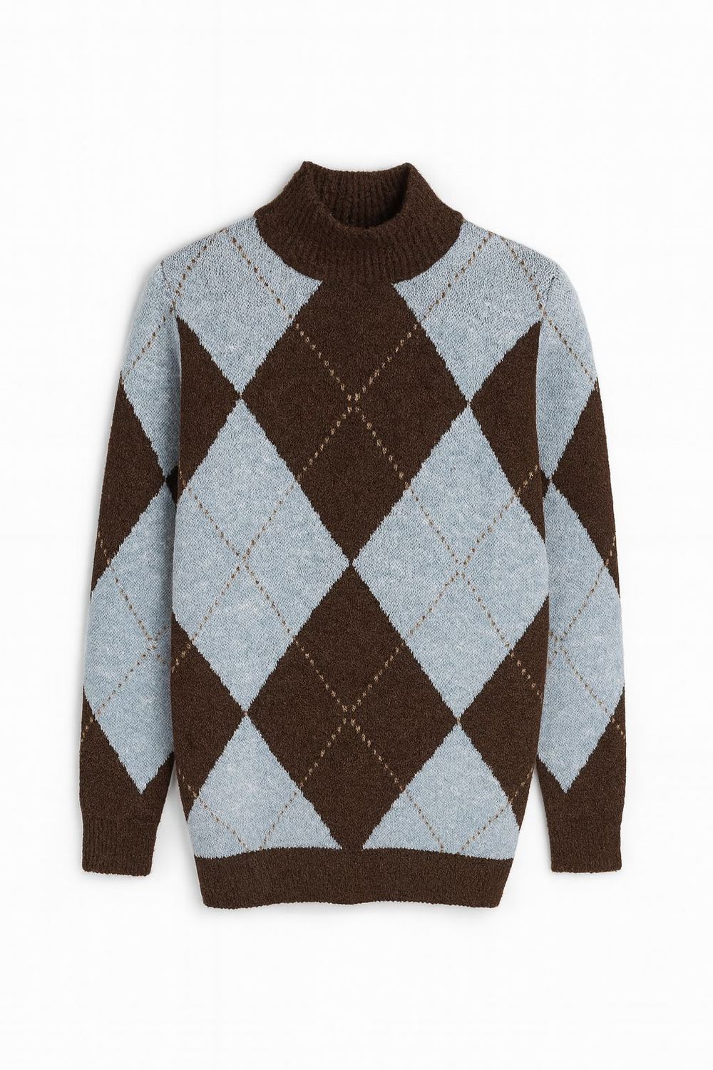 Nameless Jurk Ruit Blauw/bruin 7100