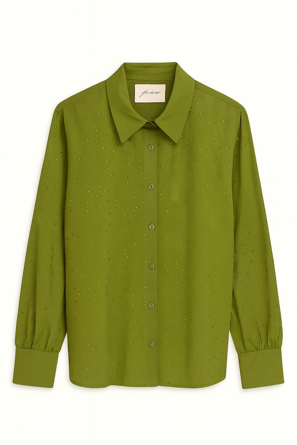 Ambika blouse stras groen ruby